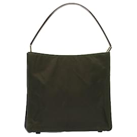 Prada-PRADA Shoulder Bag Nylon Khaki Auth 72625-Khaki
