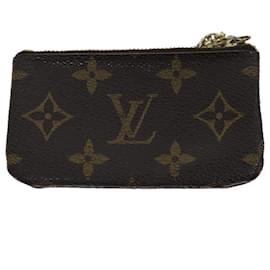Louis Vuitton-LOUIS VUITTON Pochette Monogram Cles Portamonete M62650 LV Auth yk11981-Monogramma