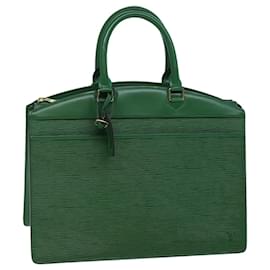 Louis Vuitton-LOUIS VUITTON Epi Riviera Hand Bag Green M48184 LV Auth 71763-Green