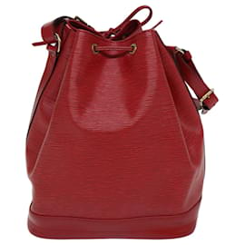 Louis Vuitton-LOUIS VUITTON Epi Noe Shoulder Bag Red M44007 LV Auth ki4381-Red
