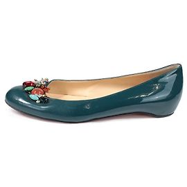 Christian Louboutin Ballettschuhe Grün