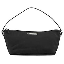 Gucci-GUCCI Bolsos Algodón Negro Jackie-Negro