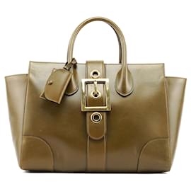 Gucci-GUCCI Totes Leather Green jackie-Green