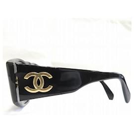 Chanel-Chanel Übergroße getönte Sonnenbrille aus Kunststoff in gutem Zustand-Andere