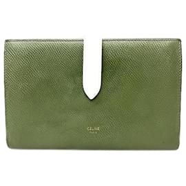 Céline-Celine Leather Bifold Long Wallet  Leather Long Wallet S-SD-3169 in good condition-Other