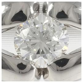 & Other Stories-Altro anello in platino con diamanti Anello in metallo in condizioni eccellenti-Altro