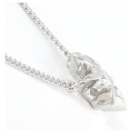 & Other Stories-Other Platinum Diamond Necklace  Metal Necklace in Excellent condition-Other