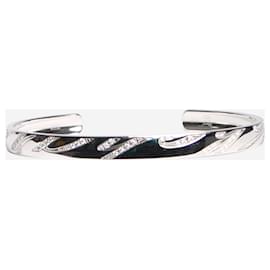 Chopard-Silver white gold diamond bejewelled bangle-Silvery