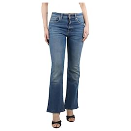 Golden Goose-Calça jeans flare slim azul - tamanho UK 10-Azul