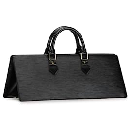 Louis Vuitton-Louis Vuitton Black Epi Sac Triangle-Black