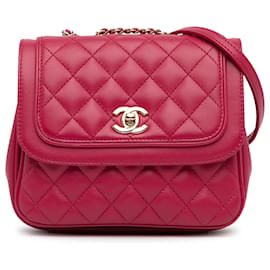 Chanel-Chanel Pink Small Lambskin Lovely Day Flap-Pink