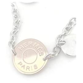 Hermès-Hermes 18k Pulsera Confettis de oro y plata Pulsera de metal en excelentes condiciones-Otro