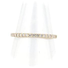 & Other Stories-Bague en diamant demi-éternité Ponte Vecchio 0,14CT K18YG 9 en excellent état-Doré