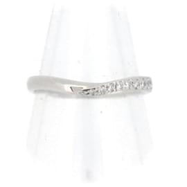 & Other Stories-Platinum Diamond Ring in Great Condition-Silvery