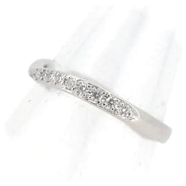 & Other Stories-Anello in platino con diamanti in ottime condizioni-Argento