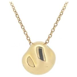 Tiffany & Co-TIFFANY & CO 18k Gold Nugget Pendant Necklace Metal Necklace in Excellent condition-Other