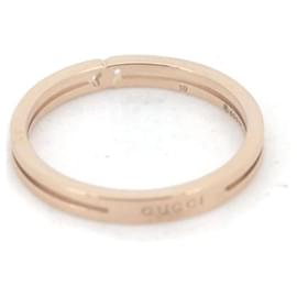 Gucci-gucci 18K Gold Infinity Ring Bague en métal en excellent état-Autre