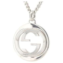 Gucci-Gucci Interlocking G Pendant Necklace Metal Necklace in Excellent condition-Other