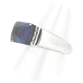 & Other Stories-Baccarat Crystal Ring SV925 Size 16 in Great Condition-Silvery