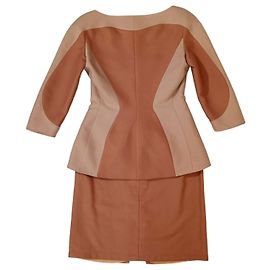 Thierry Mugler Tailleur Mugler y2k in cotone marrone Marrone Beige