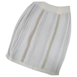 Chanel-Chanel Knitted Multicolot Mini Skirt-Multiple colors