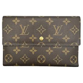 Louis Vuitton-Louis Vuitton Porte Monnaie Kredit-Braun