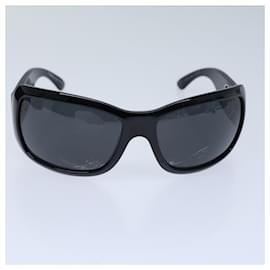 Chanel-CHANEL Gafas de sol Plástico Negro CC Auth 72154-Negro