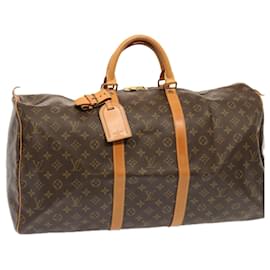 Louis Vuitton-Louis Vuitton-Monogramm Keepall 55 Boston Bag M.41424 LV Auth 72643-Monogramm