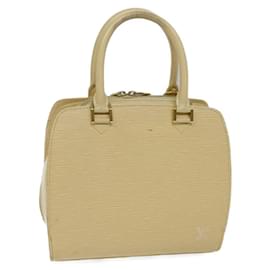 Louis Vuitton-LOUIS VUITTON Epi Pont Neuf Hand Bag Vanilla Cream M5205A LV Auth 72931-Other,Cream
