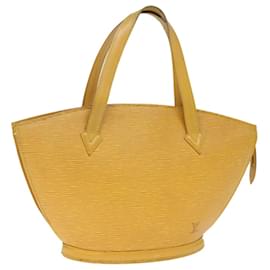 Louis Vuitton-LOUIS VUITTON Epi Saint Jacques Hand Bag Yellow M52279 LV Auth 72769-Yellow