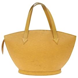 Louis Vuitton-LOUIS VUITTON Epi Saint Jacques Hand Bag Yellow M52279 LV Auth 72769-Yellow