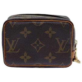 Louis Vuitton-LOUIS VUITTON Monogram Trousse Wapity Pouch M58030 LV Auth 72323-Monogram