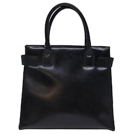 Gucci-GUCCI Hand Bag Patent leather Black 000 2404 0503 Auth bs13830-Black