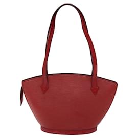 Louis Vuitton-LOUIS VUITTON Epi Saint Jacques Poignees Long Hand Bag Red M52337 LV Auth ki4400-Red