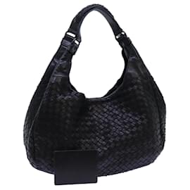 Autre Marque-BOTTEGA VENETA INTRECCIATO Shoulder Bag Leather Black 125787 auth 72754-Black