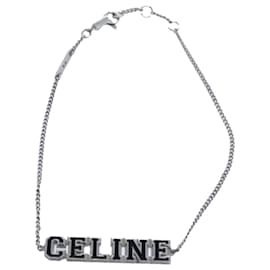 Céline-CELINE Bracelet Silver Auth 72100-Silvery