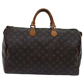 Louis Vuitton-Louis Vuitton Monogram Speedy 40 Hand Bag M41522 LV Auth 71748-Monogram