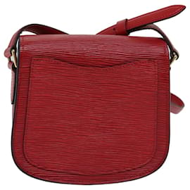 Louis Vuitton-LOUIS VUITTON Epi Saint Cloud PM Bolso de hombro rojo M52217 LV Auth 72331-Roja