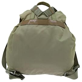Prada-PRADA Backpack Nylon Beige Auth 71867-Beige