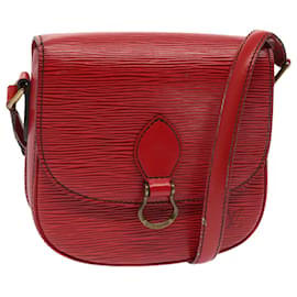 Louis Vuitton-LOUIS VUITTON Epi Saint Cloud PM Shoulder Bag Red M52217 LV Auth bs13789-Red