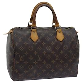 Louis Vuitton-Louis Vuitton Monogram Speedy 25 Hand Bag M41528 LV Auth bs13633-Monogram