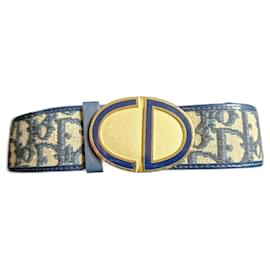 Christian Dior-Dior belt-Navy blue