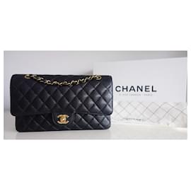 Chanel-Classic black Chanel bag-Black