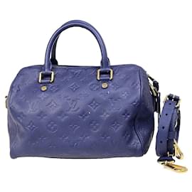Louis Vuitton-Louis Vuitton speedy Bandouliere 25-Blue