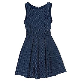 Max & Co. blue polka dot dress White Blue