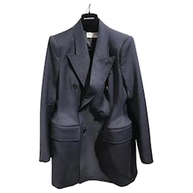Balenciaga-BALENCIAGA Jacken T.Internationale XL-Wolle-Blau
