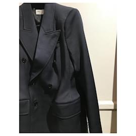 Balenciaga-BALENCIAGA  Jackets T.International XL Wool-Blue