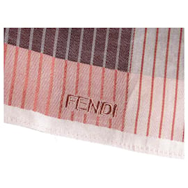 Fendi-FENDI  Scarves T.  cotton-Brown