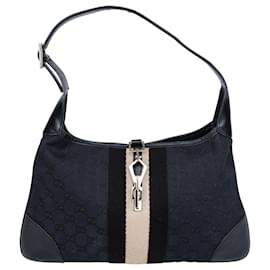 Gucci-Bolsa de ombro Gucci Jackie GG Monograma-Preto