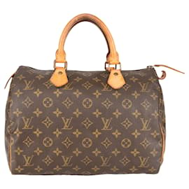 Louis Vuitton-Louis Vuitton Speedy 30 monograma de lona-Marrom